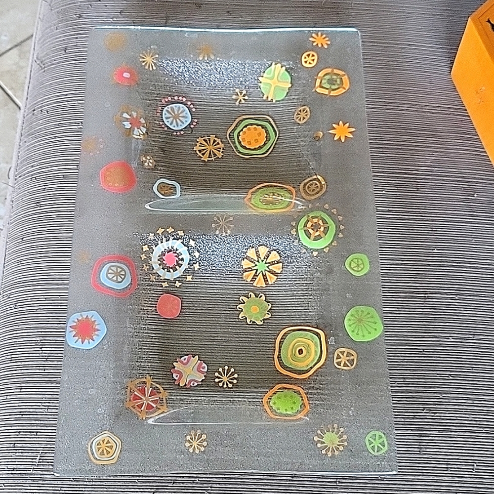 Mid Century Modern Gay Fad divided tray